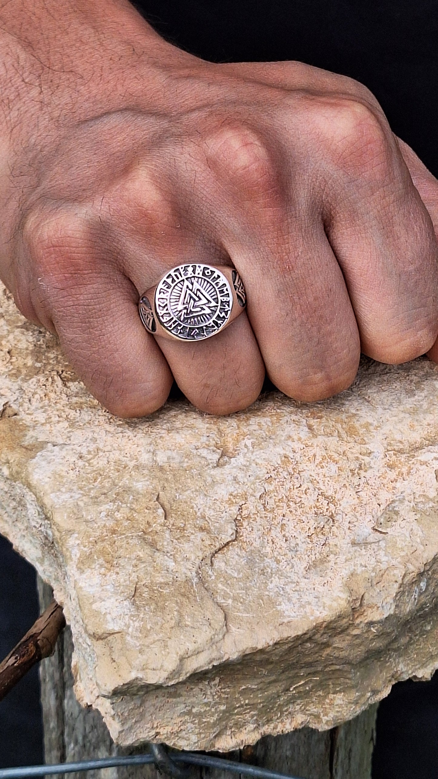 Bague Odin Homme en argent 925