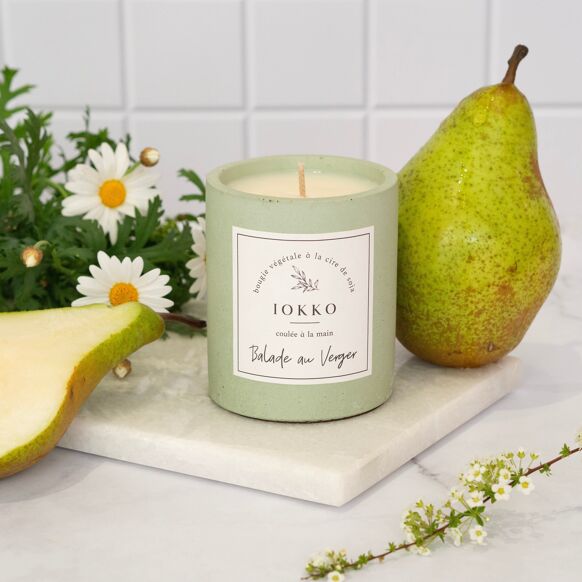 Bougie Parfumée Naturelle Balade Au Verger (marque IOKKO)