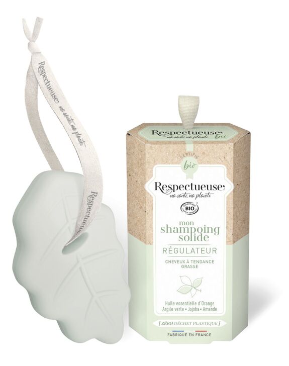 Shampoing solide bio RÉGULATEUR - cheveux gras - zéro déchet