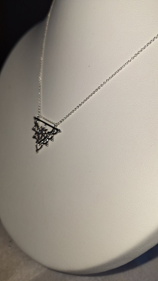 Collier artefact argent