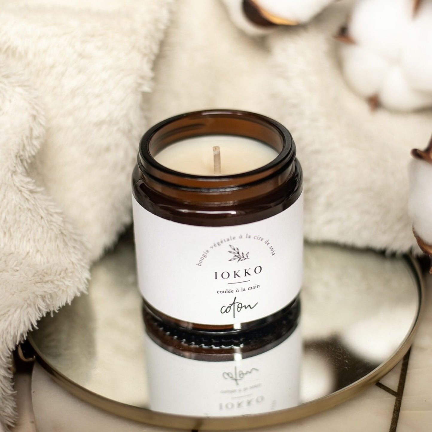 Bougie Parfumée Coton IOKKO