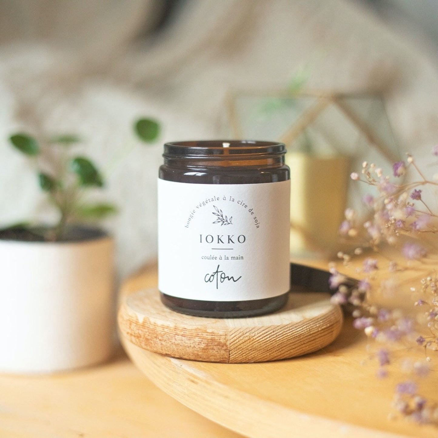 Bougie Parfumée Coton IOKKO