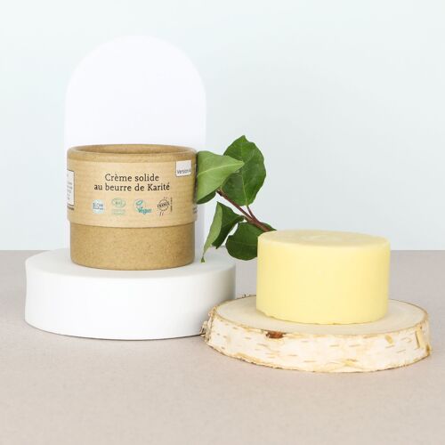 Crème solide au beurre de karité de la marque Comme avant