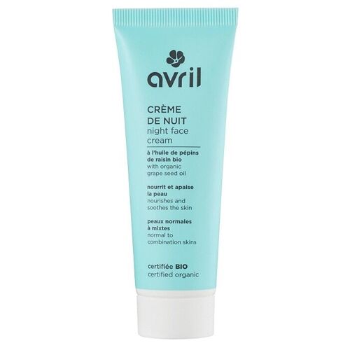 Crème de nuit Peaux Normales & Mixtes 50ml - Certifié bio de la marque Avril