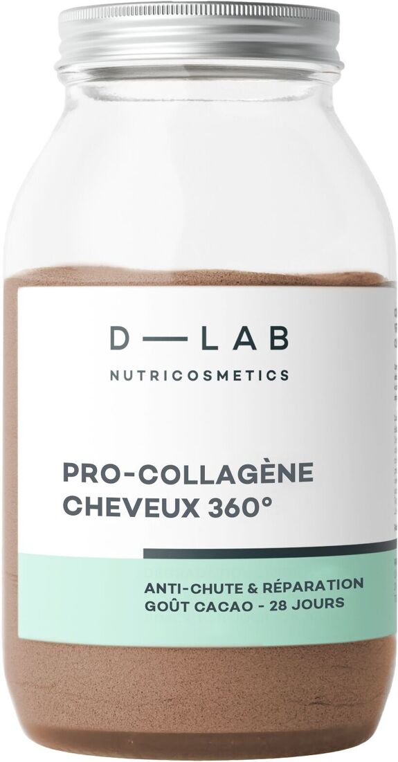 Pro-Collagène Cheveux 360° - Anti-Chute & Réparation -Compléments Alimentaires (marque D-LAB Nutricosmetics)